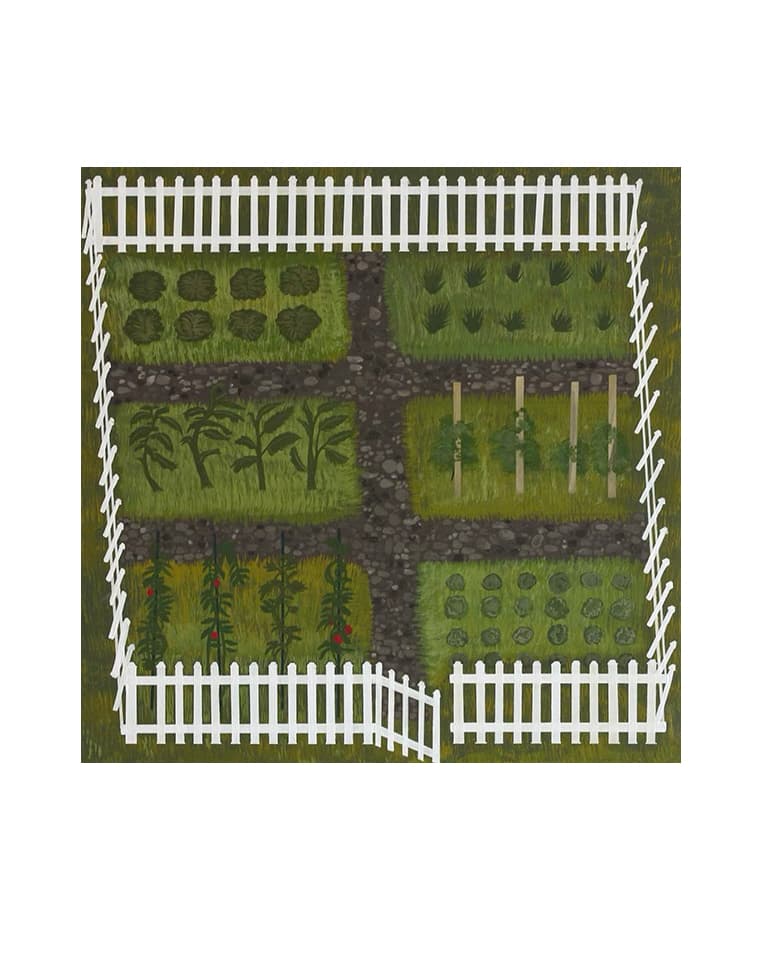 Anne Buckwalter
Garden Study, 2024
gouache on panel
16 x 16 in.