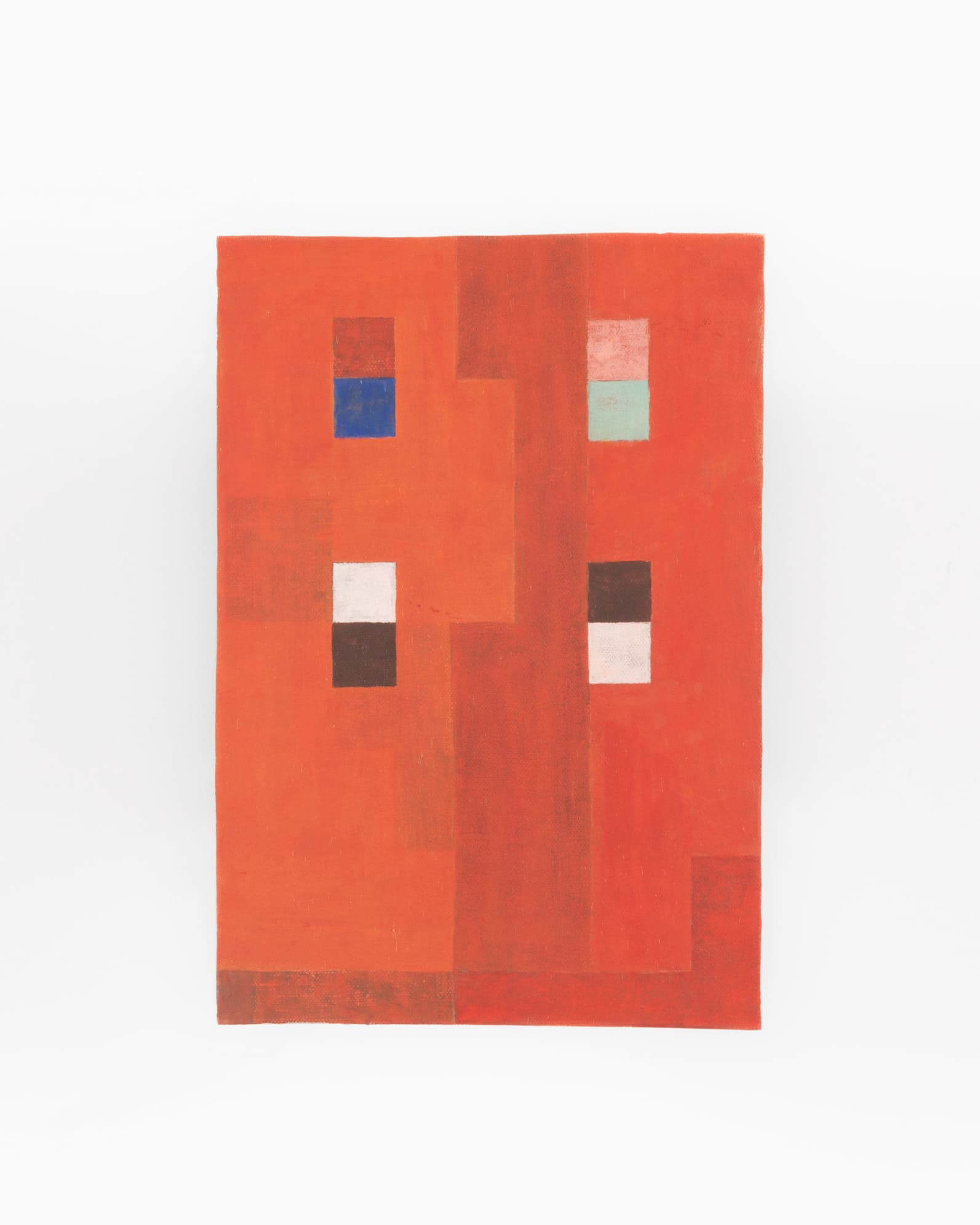 Graham Collins
Red Painting, 2026
casein on hemp laid on ceramic
8x11x4 inches